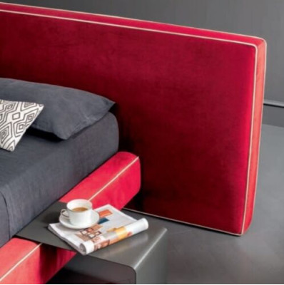 Ontwerp Luxe Tweepersoons Hotelbedden Stoffen Luxe Slaapkamerbed Italiaanse Meubels Nieuw