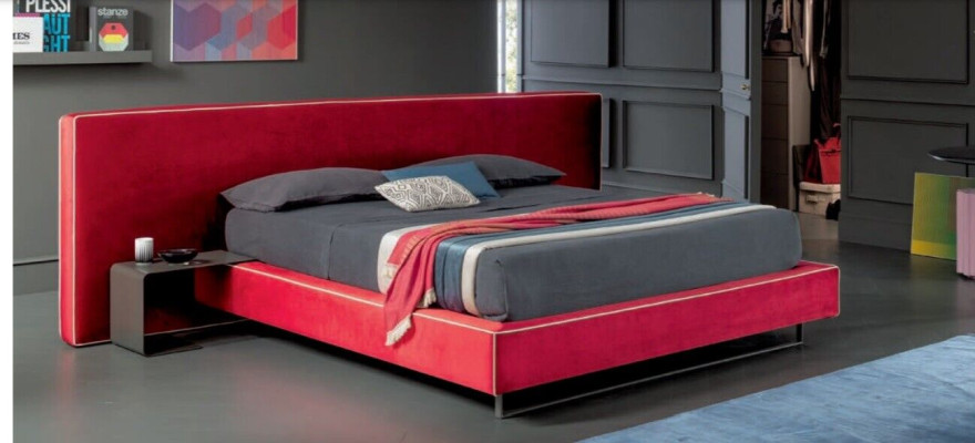 Ontwerp Luxe Tweepersoons Hotelbedden Stoffen Luxe Slaapkamerbed Italiaanse Meubels Nieuw