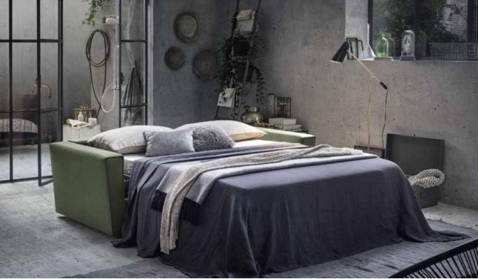 Meubels Woonkamer Ontwerp Groen Textiel Alfitalia Moderne Ontwerp Luxe Bankstel 2-zits