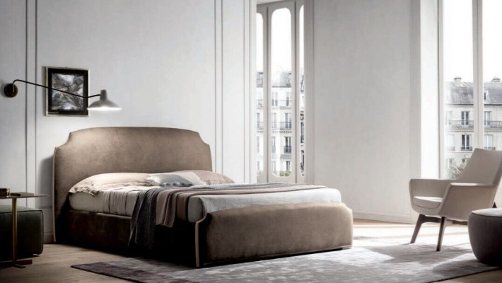 Luxe tweepersoons slaapkamer textiel bedden 200x200 bed gestoffeerd bed Italiaanse meubels