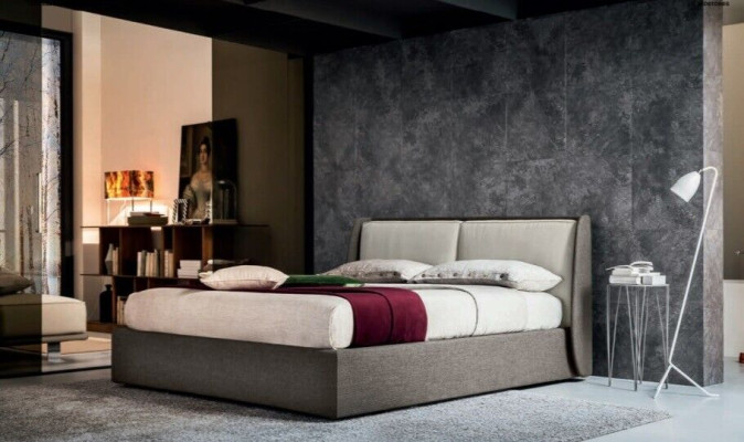Bedtextiel bekleding slaapkamer 180x200 design tweepersoonsbed leren bedden nieuw