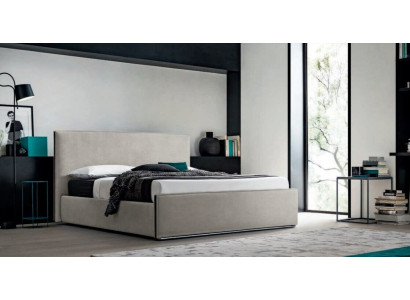 Italiaanse meubelontwerp bed slaapkamer bedden leer hotel luxe bekleding nieuw