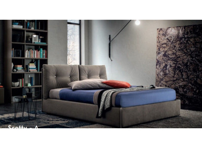 Tweepersoonsbedden Houten Ontwerp 180x200cm Nieuw Luxe Bed Slaapkamer Textiel Bekleding