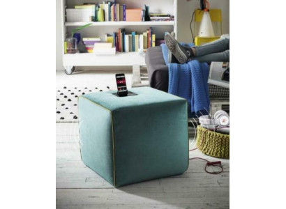 Hocker Oplaadstation Mobiel Kruk Poef Kruk Ottomaan Poef Voetenbank
