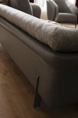 Tv-meubel Laag tv-meubel Bank 3-zitsbank 2 salontafels Tv-wand