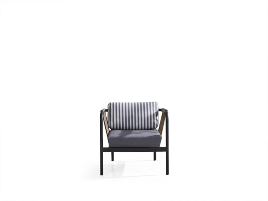 Bankstel 3 2-zits luxe driezits fauteuil design meubelset 5-delig Grijs Nieuw