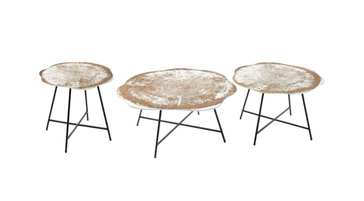 Ontwerp salontafel bijzettafel woonkamertafel koffietafel rond