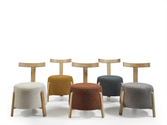 Luxe eetkamerstoel met bekleding, ronde fauteuil lounge zitplaats 1x fauteuil nieuw