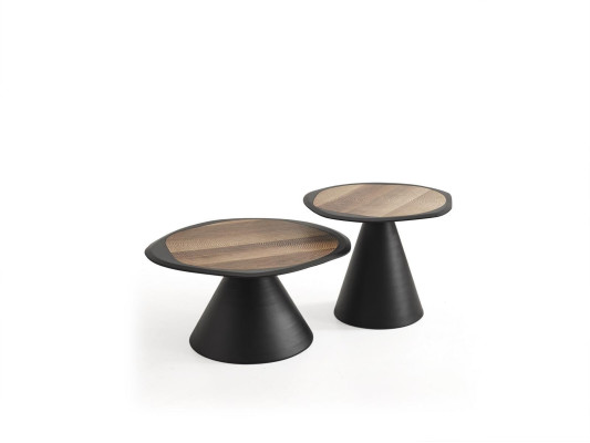 Ontwerper salontafel Bijzettafel Woonkamer Zwart Tafel Meubels Rond