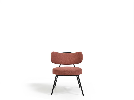 Luxe moderne bruine eetkamerstoel in Italiaans design