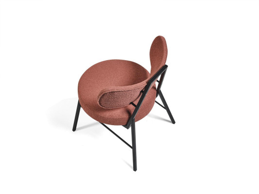 Luxe moderne bruine eetkamerstoel in Italiaans design