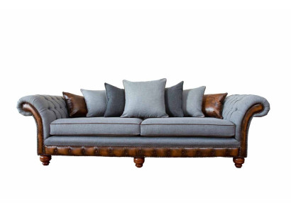 Sofa Bank Stof Bekleding Banken Bankstellen Woonkamer Ontwerp 4-zits Nieuw