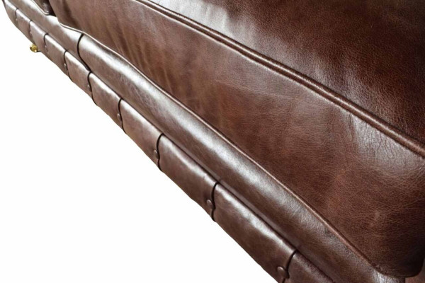 Bankstel 3-zits Bank Gewatteerde Banken Bankstellen Woonkamer Chesterfield Leer