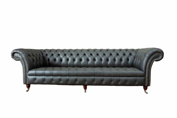 Luxe vierzitsbank 4 zits woonkamer Chesterfield Engels stofontwerp