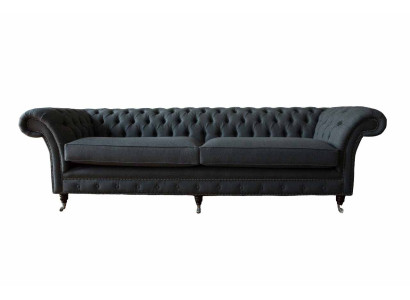 Design bankstel 4-zits bankstel textiel bekleding klassieke bankstellen Chesterfield