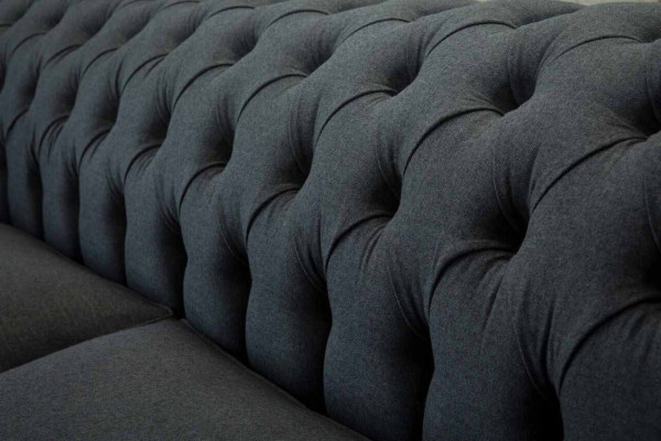 Design bankstel 4-zits bankstel textiel bekleding klassieke bankstellen Chesterfield