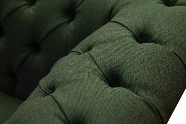 Bankstel 4-zits Groen Woonkamer Modern Design Stoffen Bekleding Luxe