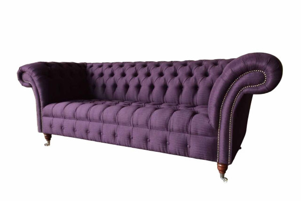 Chesterfield 3-zits bank Stoffen bank Bank Bekleding Zitbanken Nieuw