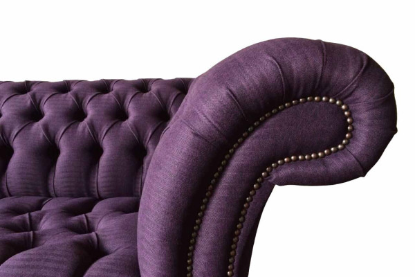 Chesterfield 3-zits bank Stoffen bank Bank Bekleding Zitbanken Nieuw