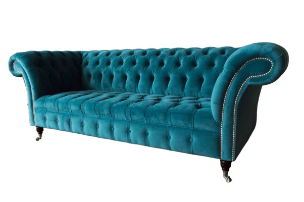 Bank Driepersoons Bekleed 3-zits Bankstellen Design Luxe Meubels Textiel Nieuw