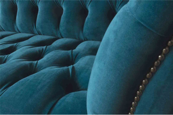 Bank Driepersoons Bekleed 3-zits Bankstellen Design Luxe Meubels Textiel Nieuw