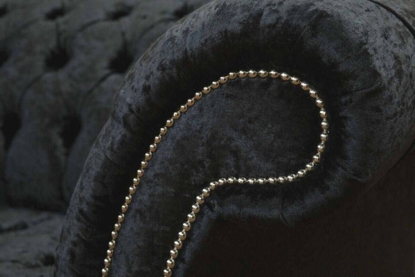 Bank Luxe Textiel Chesterfield Bank Banken Bekleding Tweezitter Banken