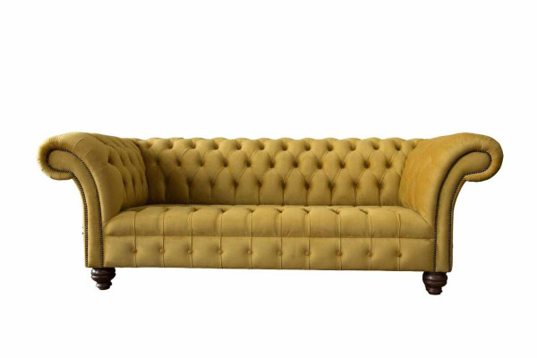 Bankstel 3-zitsbanken Zittende bank Chesterfield banken Driezitter Textiel
