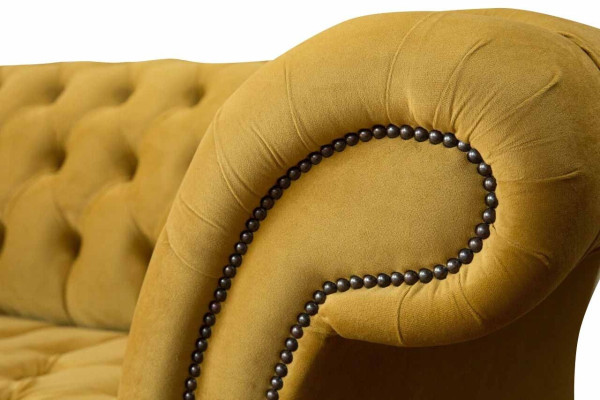 Bankstel 3-zitsbanken Zittende bank Chesterfield banken Driezitter Textiel