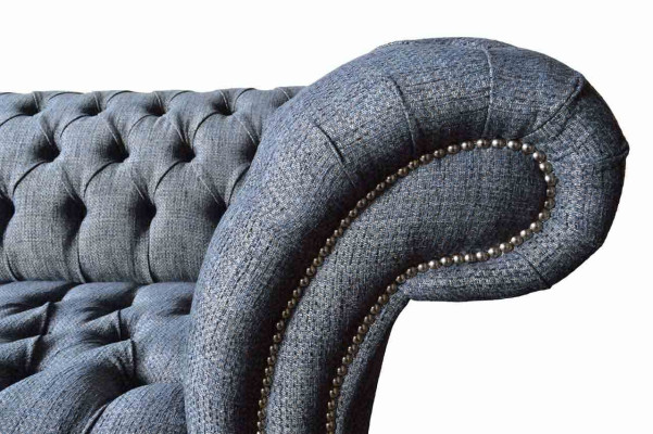 Driepersoons bankstel Gestoffeerd Design Bank Chesterfield Grijs Bankstellen Kamer Meubels