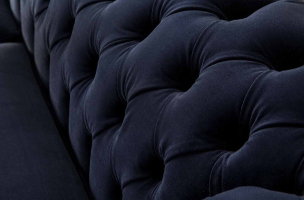 Chesterfield driezitsbank gestoffeerde designbank 3-zitsbank meubels