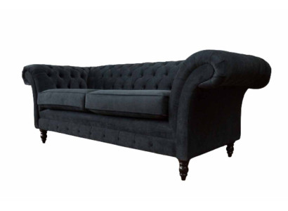 Chesterfield Roze Nieuwe Driepersoons Stoffen Design Bank Gestoffeerde Bank Nieuw