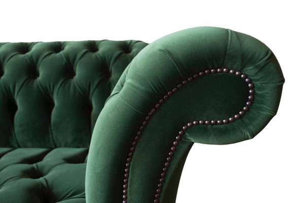 Design Bankstel 3-Zits Bank Bekleding Chesterfield Woonkamer Textiel Bankstellen