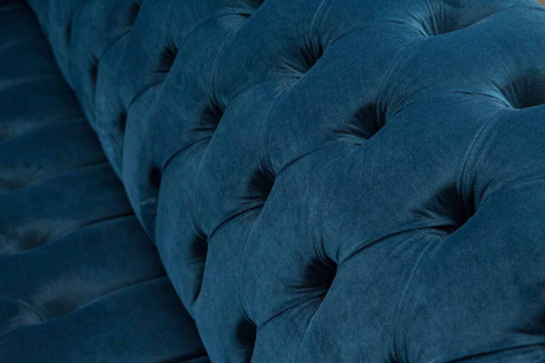 Chesterfield bank 3 zits gestoffeerde banken luxe stof design