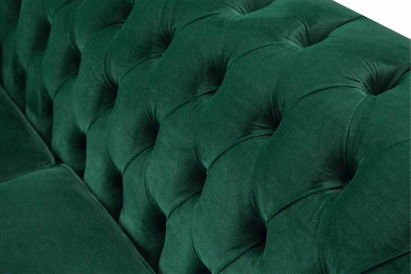 Chesterfield bank bank bekleding 3-zits bank banken zitten banken groen nieuw