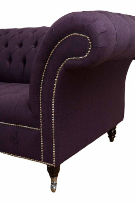 Bankstel Gestoffeerde Bankstellen Nieuwe Bankstel 2-Zits Design Chesterfield Stofbank