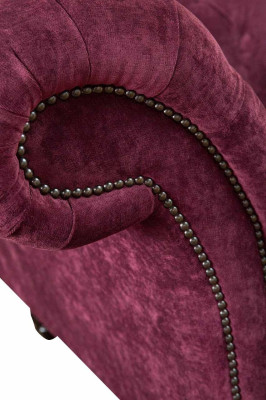 Sofa Luxe Textiel Chesterfield Bank Bankstellen Bekleding 2 Zits Roze Ontwerp