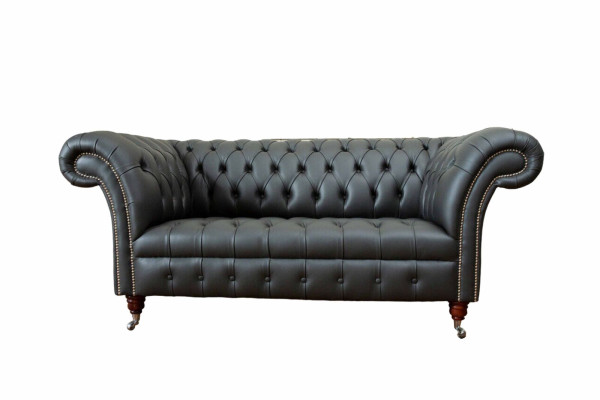 Chesterfield leren bank bank bekleding 2 zits designer banken bankstellen