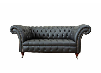 Chesterfield leren bank bank bekleding 2 zits designer banken bankstellen