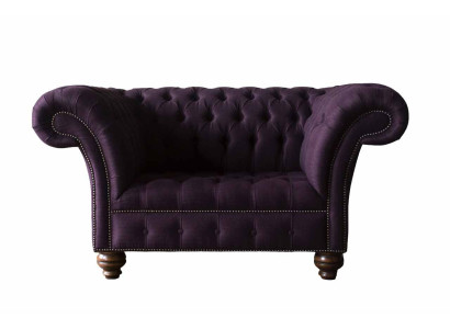 Ontwerp Chesterfield Stoffenbank Fauteuil 1,5-zits gestoffeerde banken Lounge