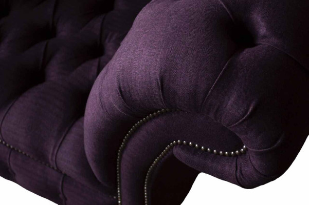 Ontwerp Chesterfield Stoffenbank Fauteuil 1,5-zits gestoffeerde banken Lounge