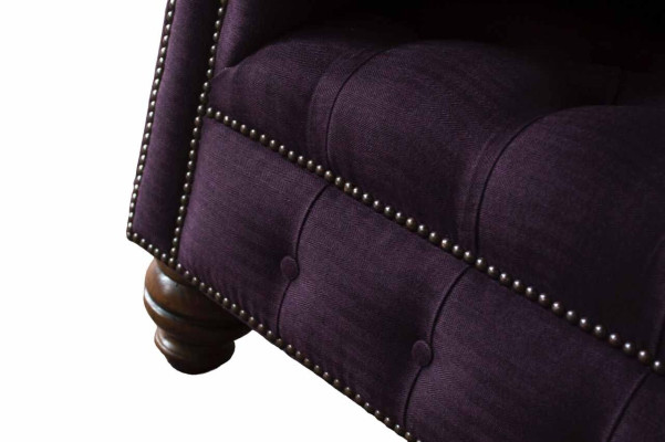 Ontwerp Chesterfield Stoffenbank Fauteuil 1,5-zits gestoffeerde banken Lounge