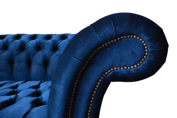 Ontwerp Fauteuil Stoffen Luxe Bank 1,5-zits Bank Ontspan Relax Lounge Club Nieuw