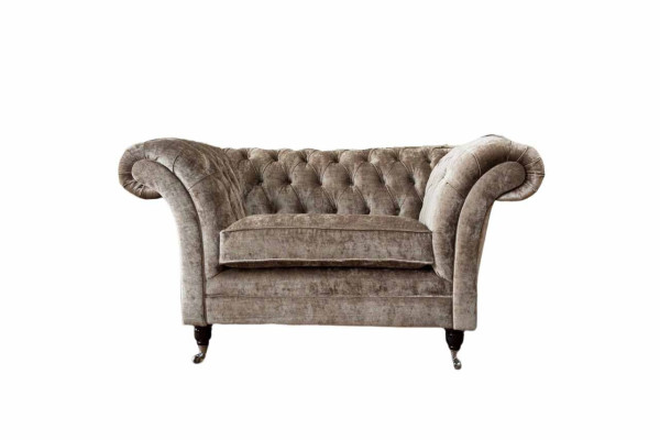 Ontwerp Chesterfield fauteuil 1 zitsbank gestoffeerde luxe textielbanken