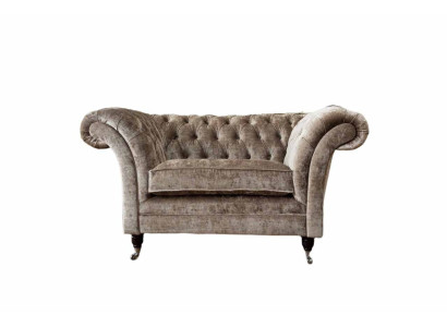 Ontwerp Chesterfield fauteuil 1 zitsbank gestoffeerde luxe textielbanken