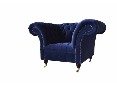 Chesterfield textiel fauteuil 1-zits bank bekleding ontwerp luxe modern  Chesterfield textiel fauteuil 1-zits bank bekleding ontwerp luxe modern