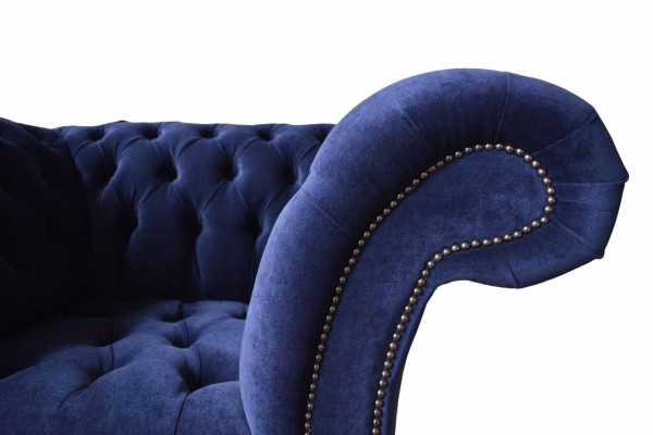 Chesterfield textiel fauteuil 1-zits bank bekleding ontwerp luxe modern  Chesterfield textiel fauteuil 1-zits bank bekleding ontwerp luxe modern