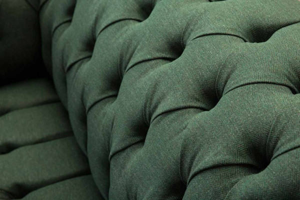 Groene fauteuil bank bank bekleding luxe klassieke textielen banken nieuw