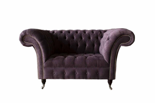 Fauteuil Chesterfield Velvet Single Luxury Fauteuil Bank Woonkamer Nieuw