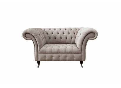Chesterfield textiel gestoffeerde fauteuil 1-zits banken luxe design stoffen banken Chesterfield textiel gestoffeerde fauteuil 1-zits banken luxe design stoffen banken