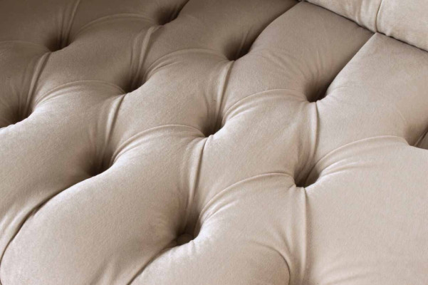 Couch bekleding bank textiel Chesterfield banken 1,5-zits 1-zits roze